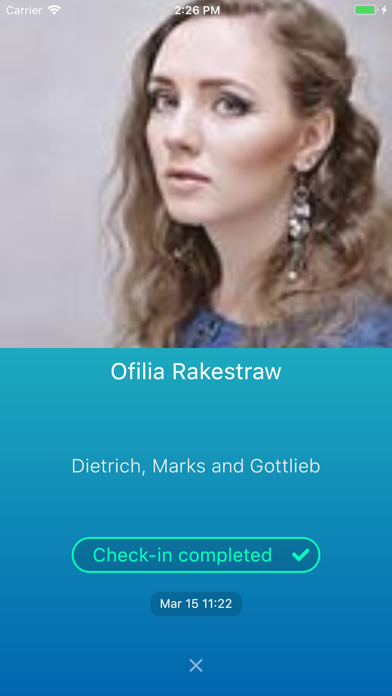 Myia Check-In for organizers Screenshot