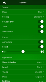 Odesys Solitaire screenshot