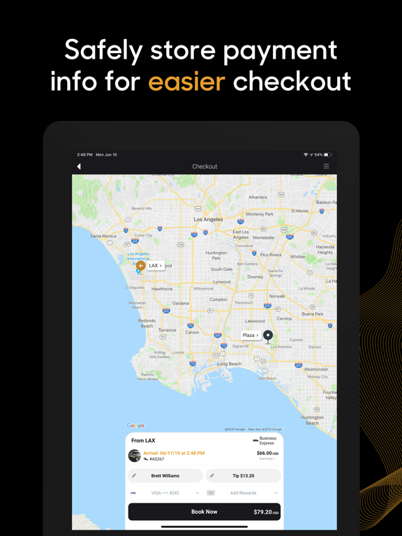 ExecuCar iPad screenshot 2 - Travel app