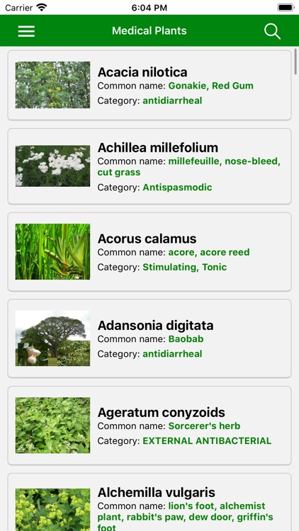 Medicinal plants of the world