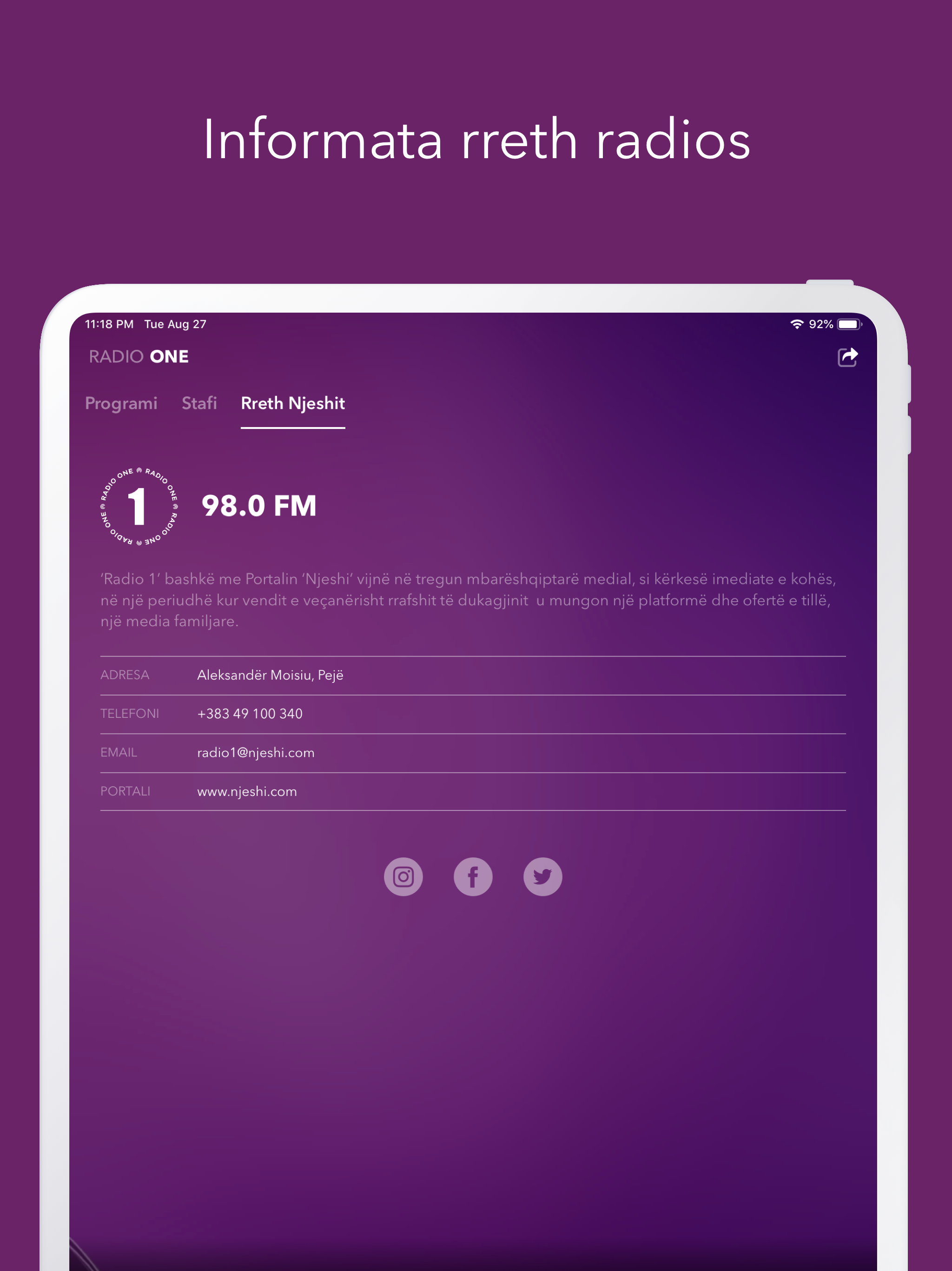 Radio ONE - Radio Një