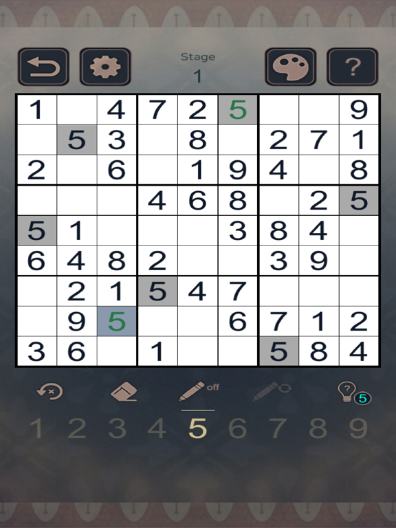 WolfAndMoon : Sudoku iPad screenshot