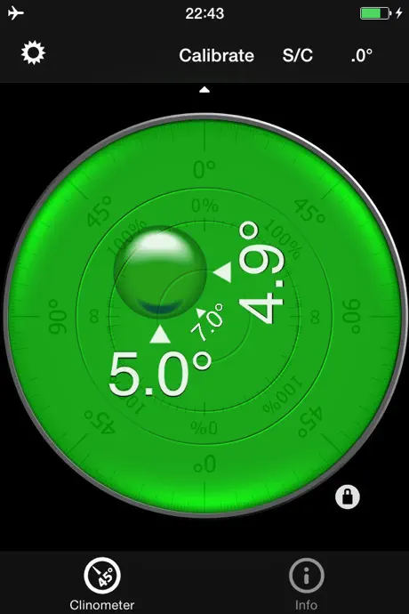 バブルレベル+傾斜計 (clinometer)
