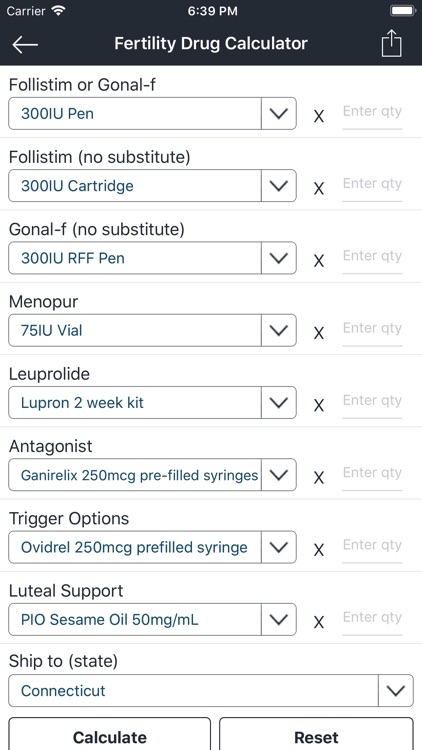 Fertility Drug Calculator: FDC screenshot-3