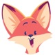 The Happy Fox Stickers app icon - Stickers app for iPhone