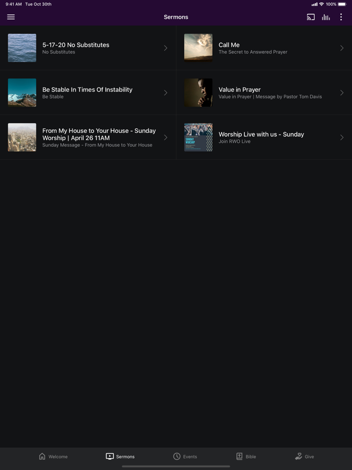 Restoration World Outreach DE