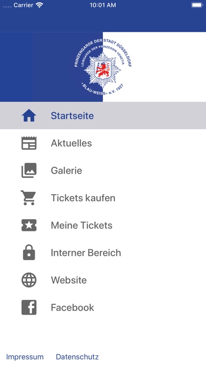 Prinzengarde Blau-Weiss