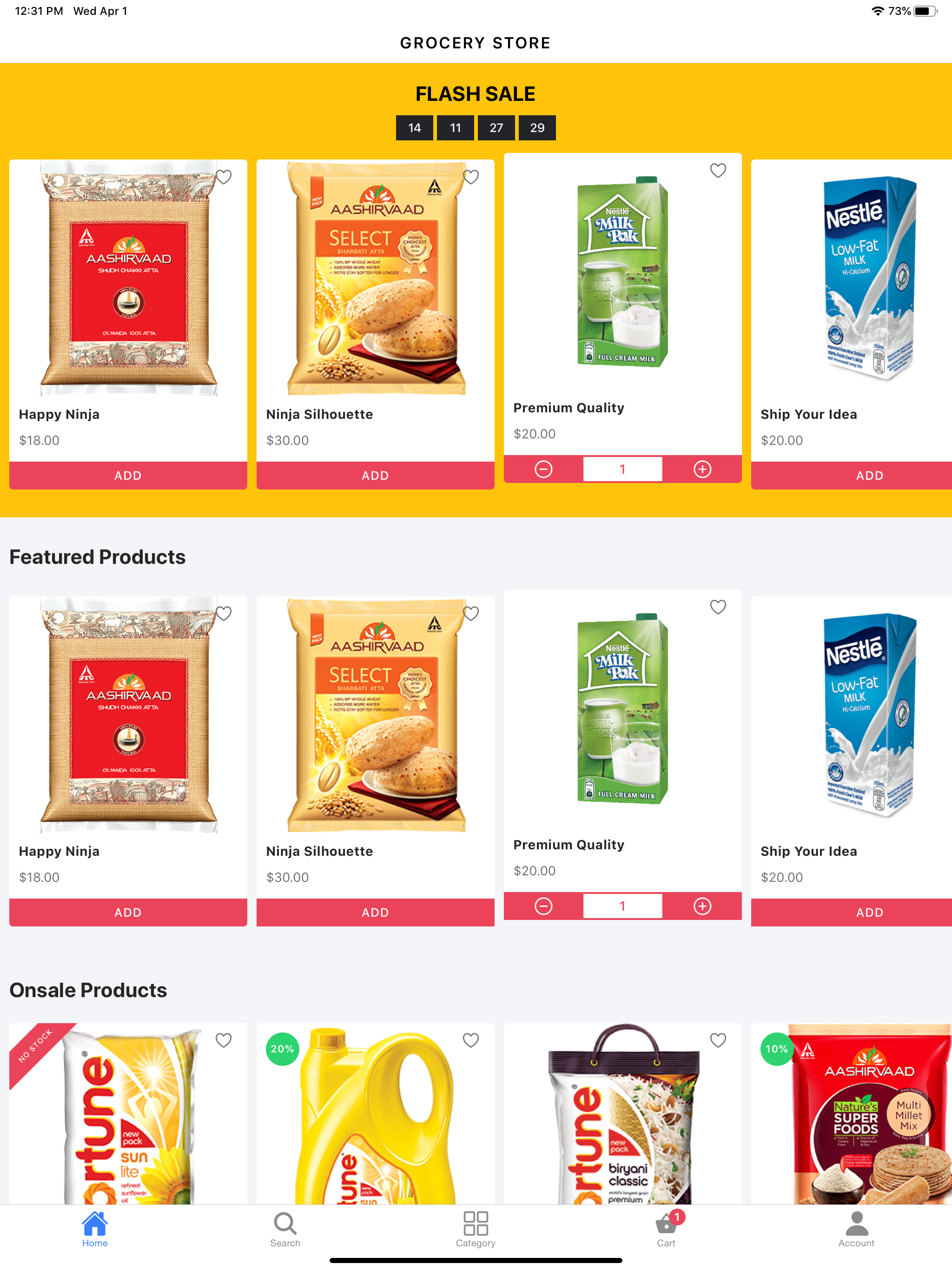 Quick Order WooCommerce app