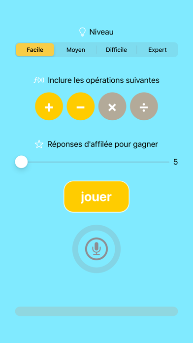 Screenshot #1 pour Calcular, calcul mental