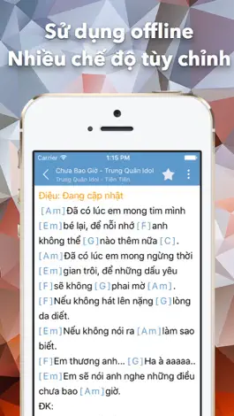 Game screenshot Hợp Âm Chuẩn - Guitar Tabs apk