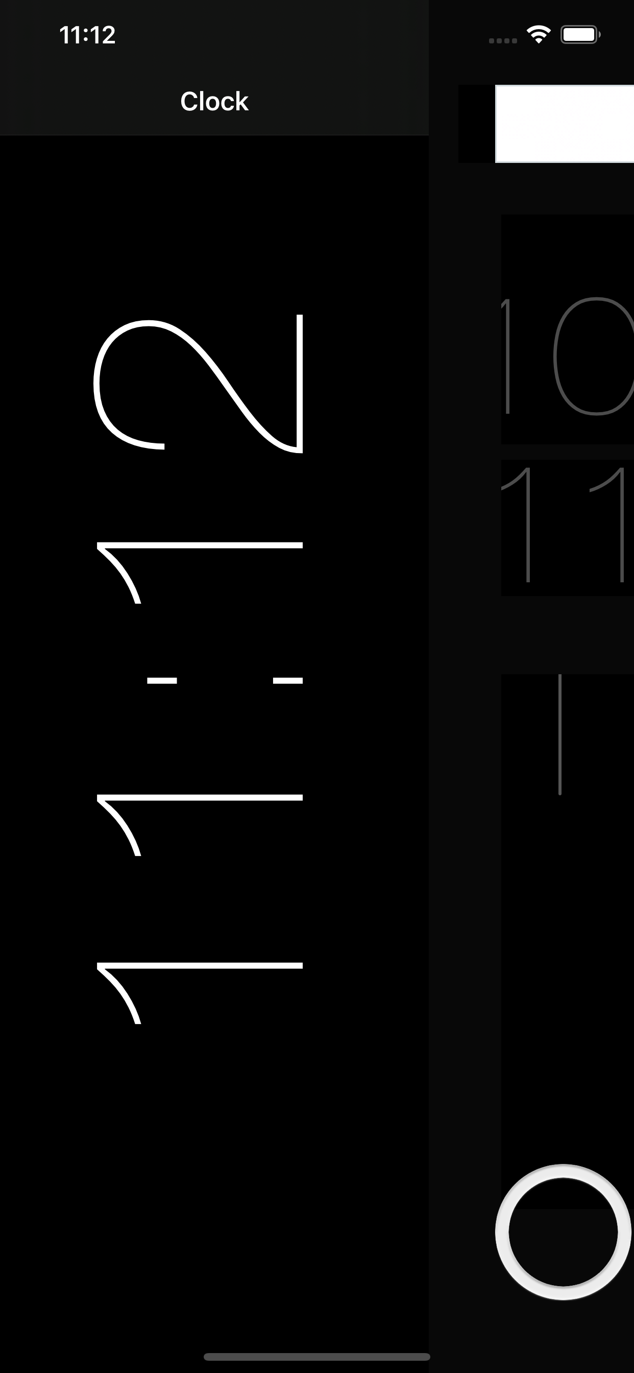 ScrollClock  Cool design clock