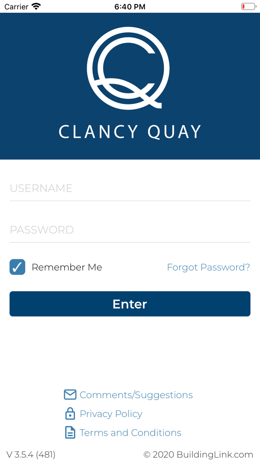 Clancy Quay Resident App - 3.9.1 - (iOS)