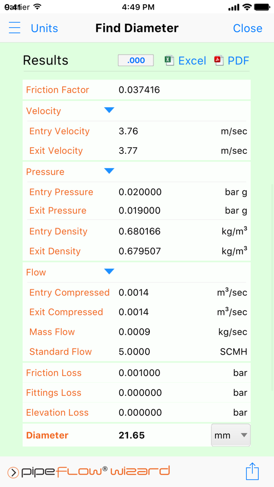 #4. Pipe Flow Wizard - Calculator (iOS) 由: Pipe Flow Software