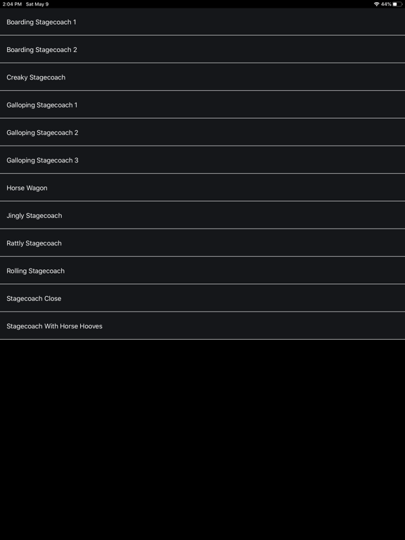 Screenshot #5 pour Stagecoach Sound Effects