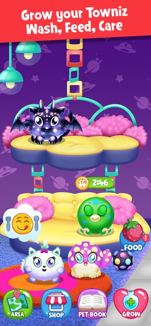 Towniz - Hatch eggs, Merge and Raise your Virtual Pet - Pet games for  kids::Appstore for Android