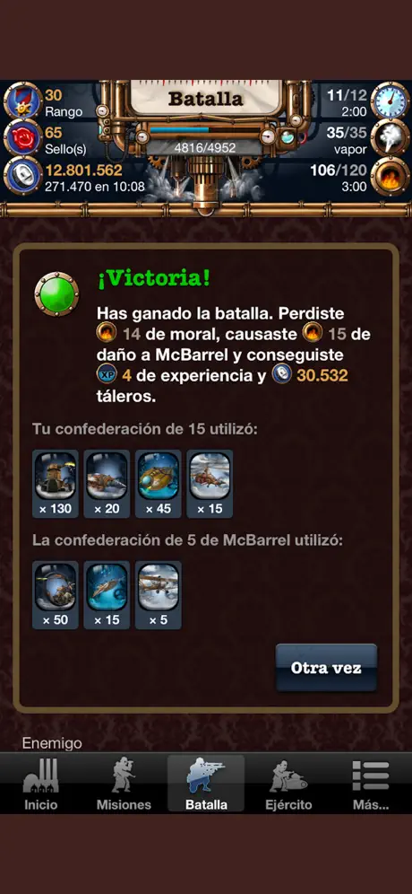 Juego Steampunk Móvil