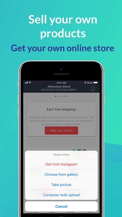 Shop101: #1 Online Selling App screenshot-3