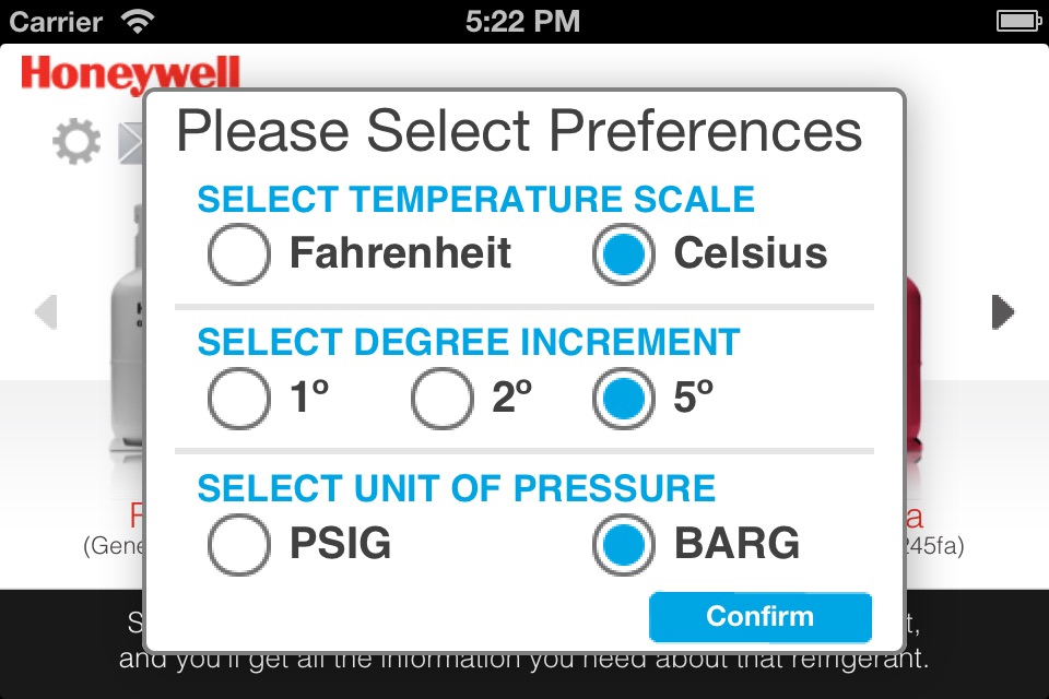 PT Chart Refrigerants EU screenshot 2