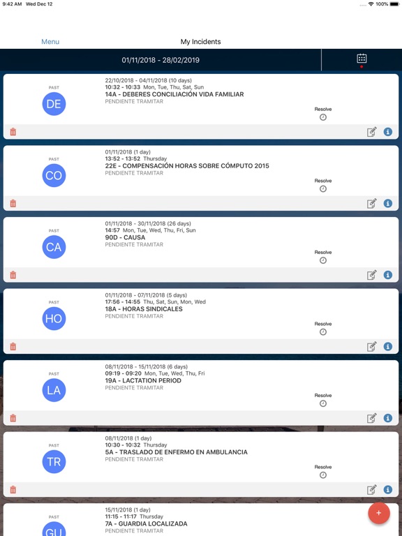 Screenshot #4 pour Gestión Horaria