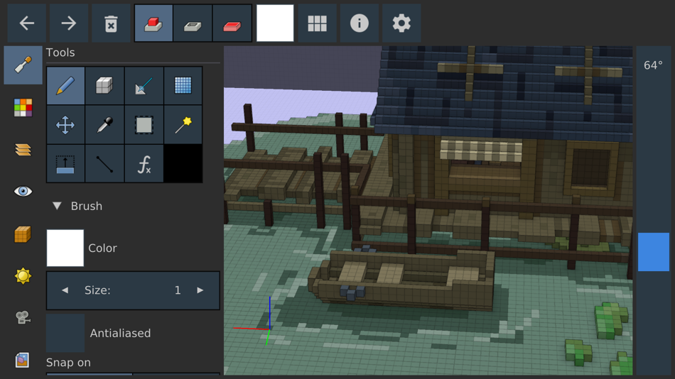 #2. Goxel 3D Voxel Editor (iOS) By: Noctua Software Ltd