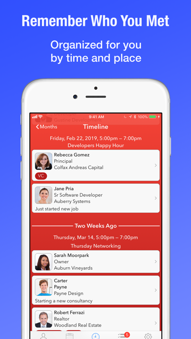 Nextweek - Business Networking Screenshot