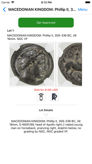 Stephen Album Rare Coins Screenshot