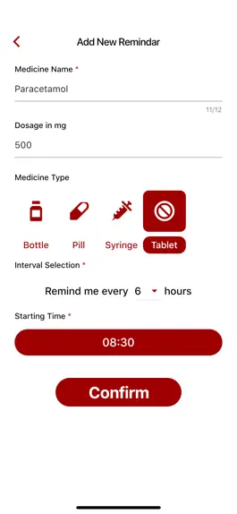 Game screenshot Reminder for Medicine apk