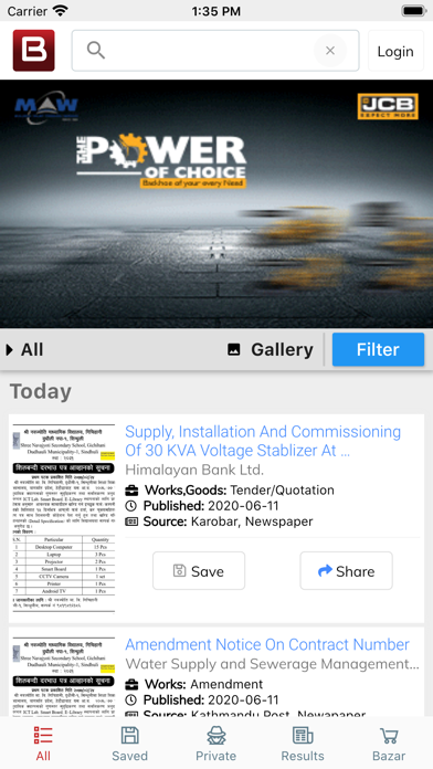 App preview