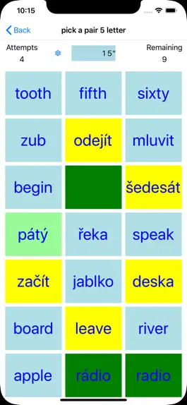 Game screenshot PickAPair Czech - English hack