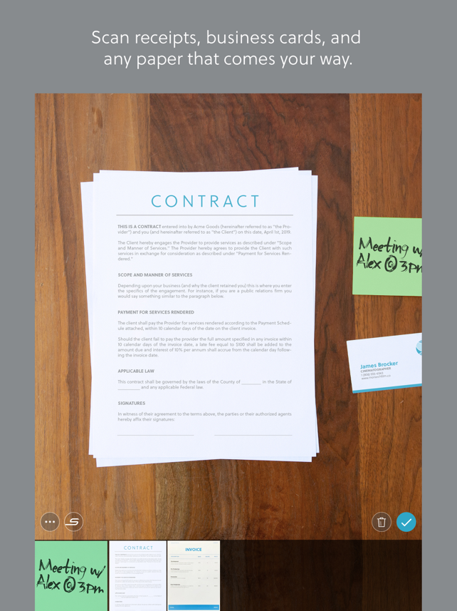 Evernote Scannable Screenshot