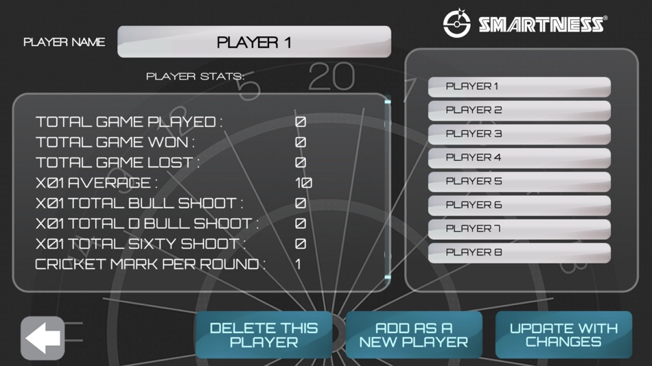 #6. Smartness Electronic Dartboard (iOS) Ved: eVision Manufactory Limited