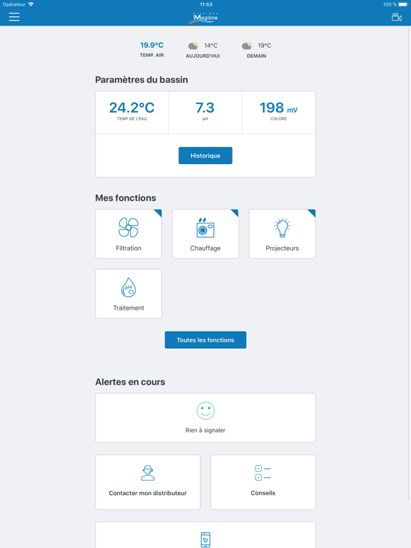 Screenshot #4 pour iMAGI La Piscine Intelligente