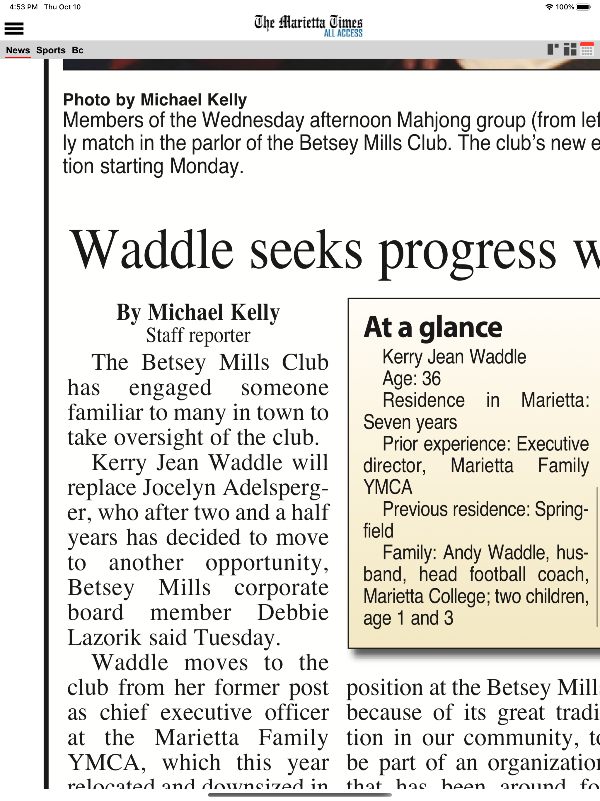 The Marietta Times All Access