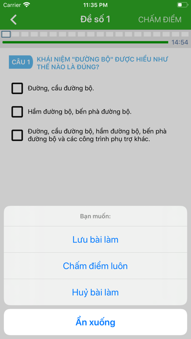 200 câu hỏi ôn thi GPLX A1 Screenshot