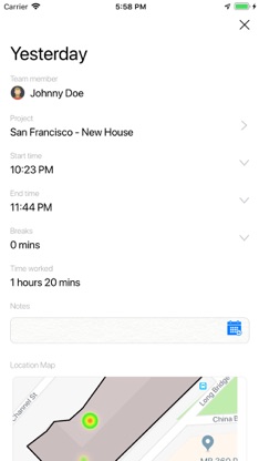 Timesheets Time Tracker screenshot 5