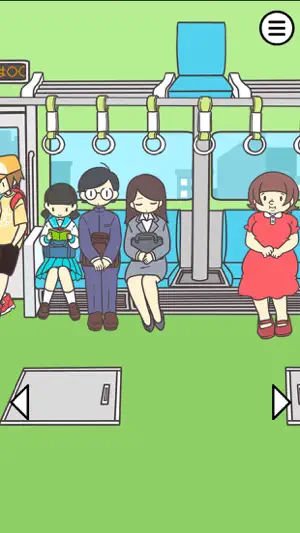 脱出ゲーム 電車で絶対座るマン screenshot 2