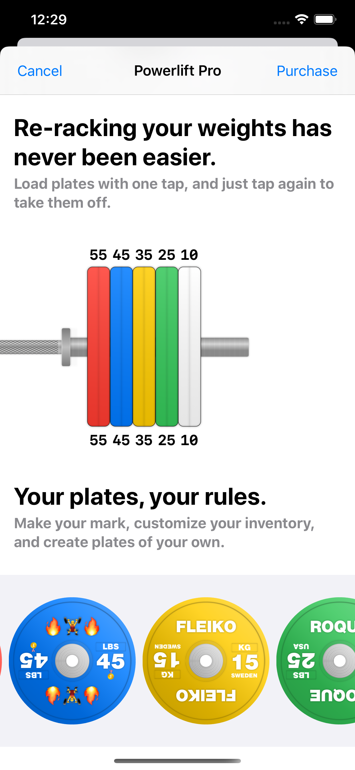 Powerlift – Barbell Calculator