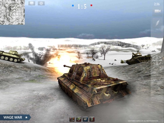 Armored Aces - Tank War Online iPad app afbeelding 4