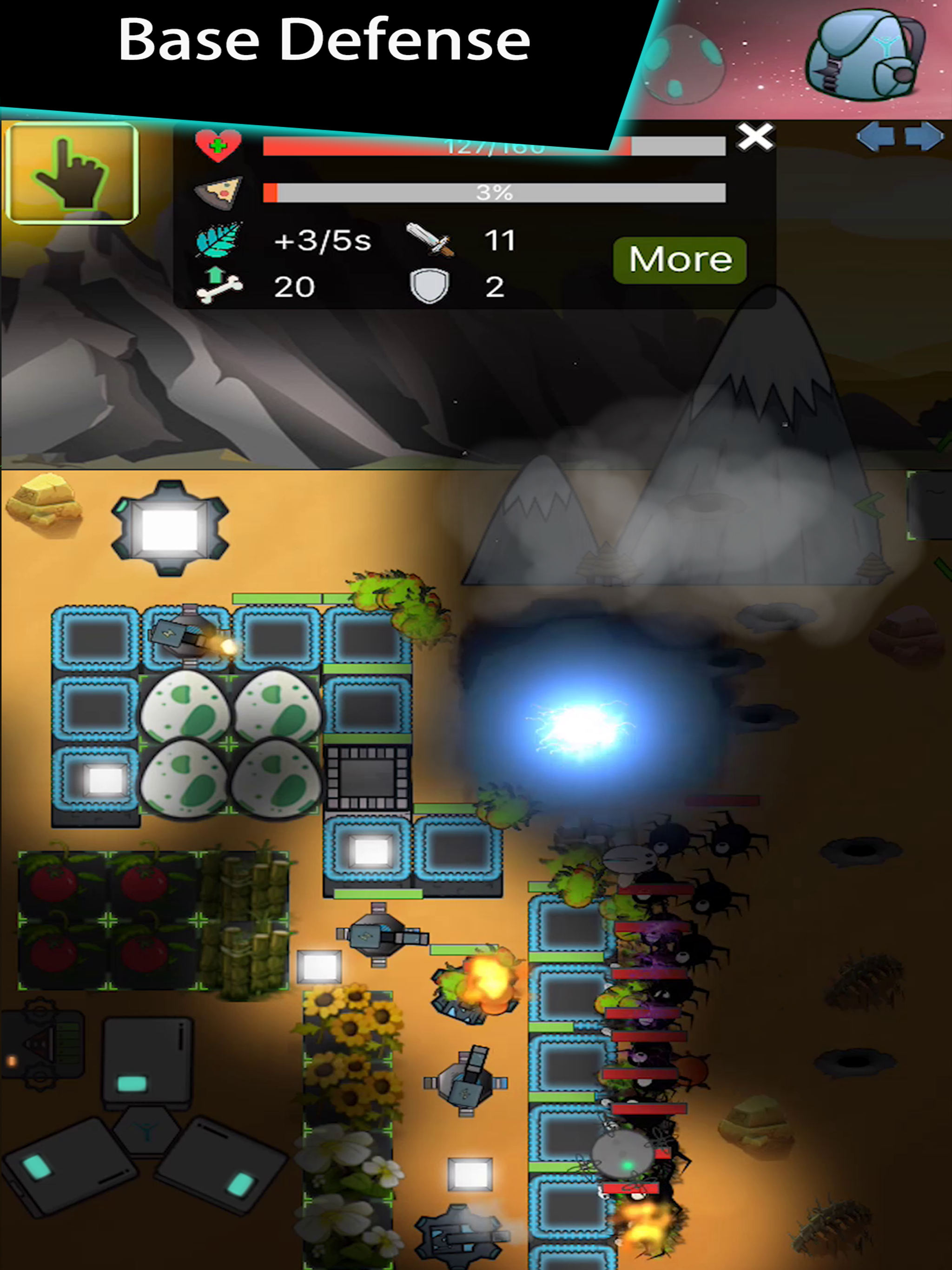 Alien farm and battle
