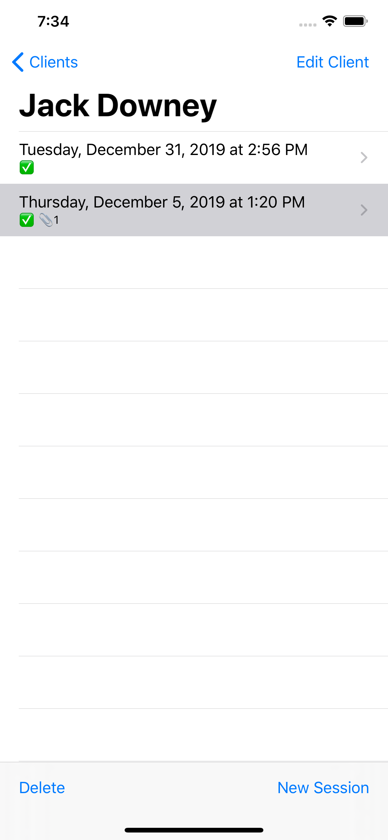 Massage Note screenshot 3