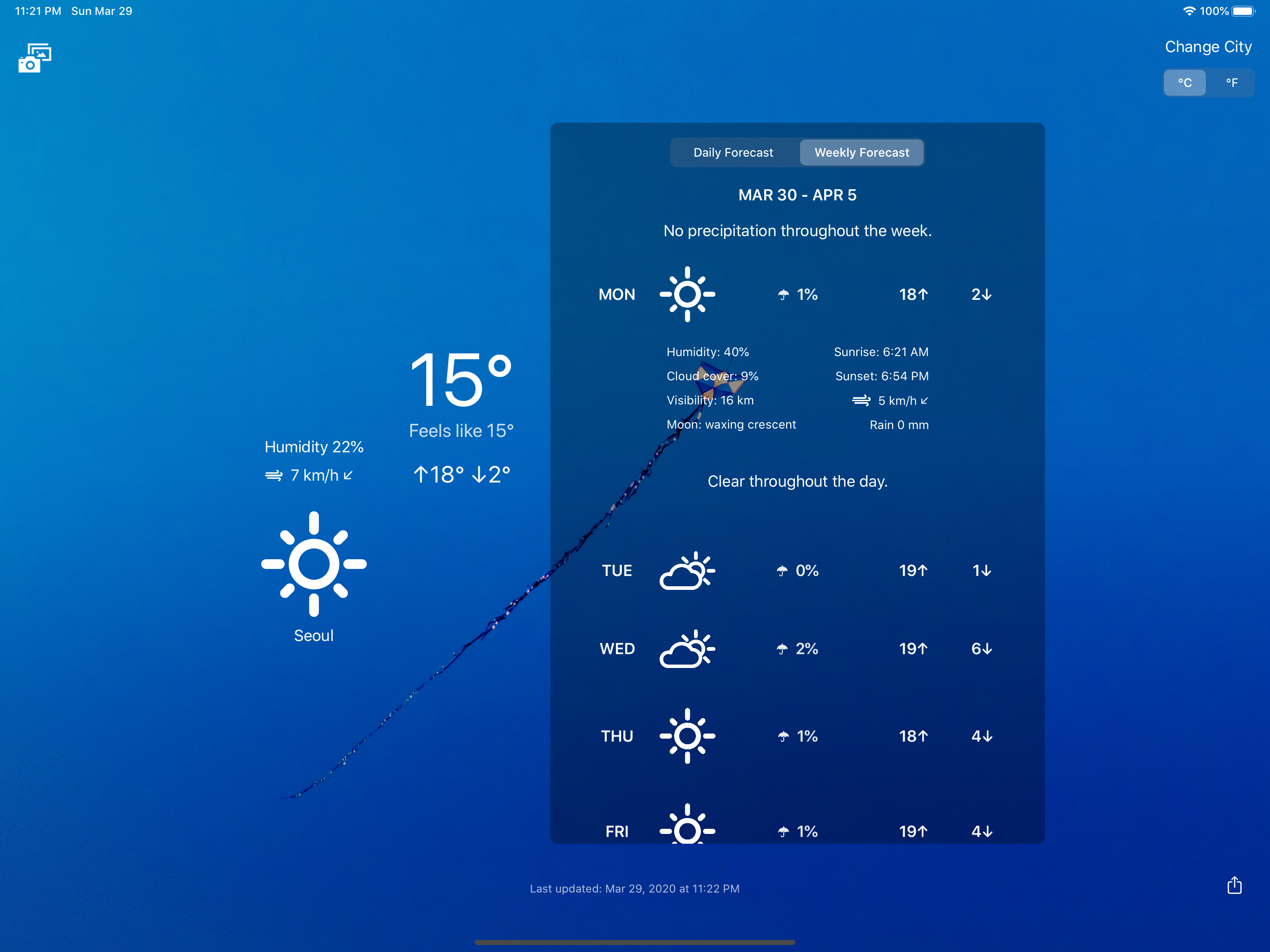 InstantWeather App