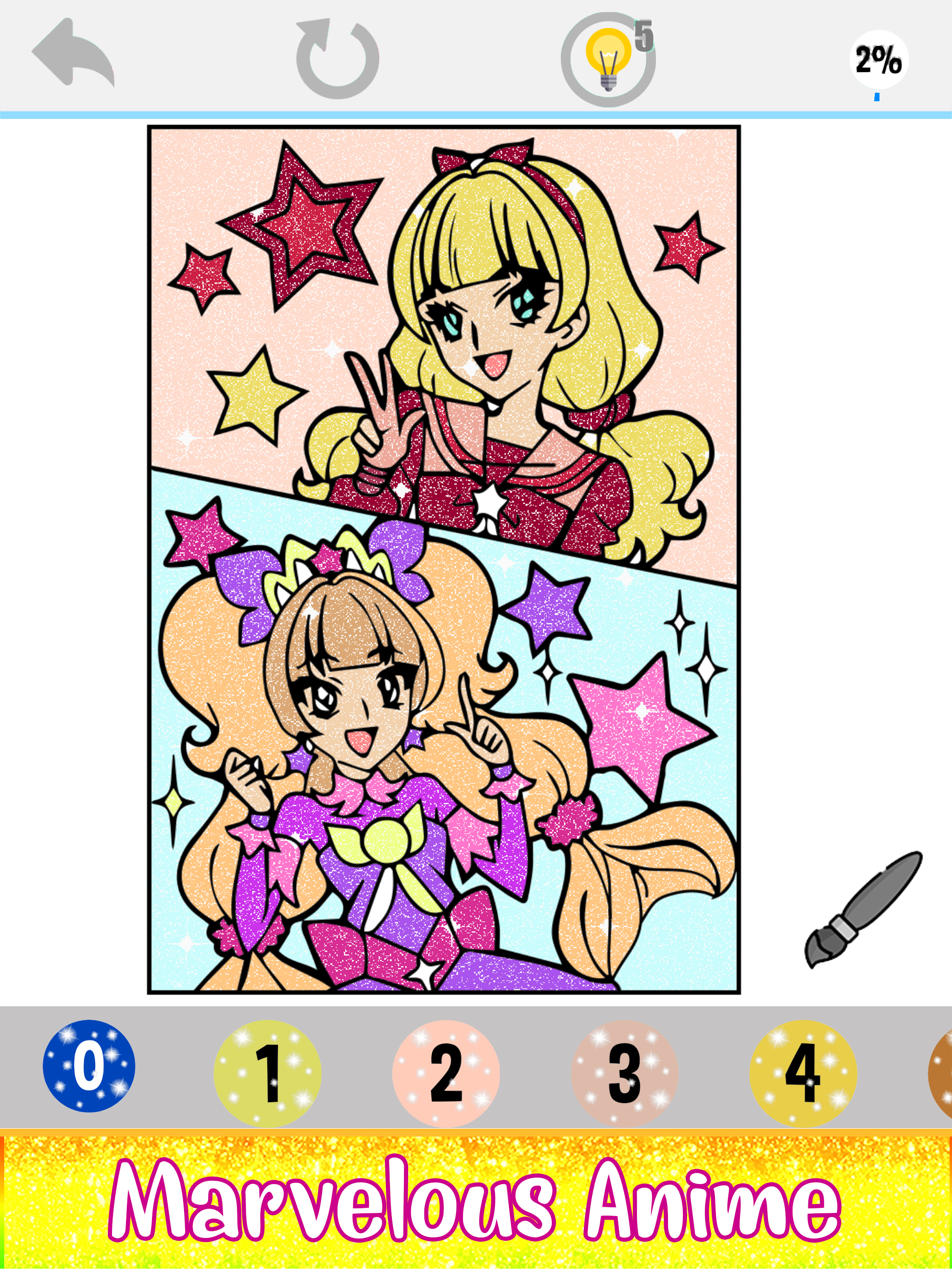Adult Color By Number Art Book