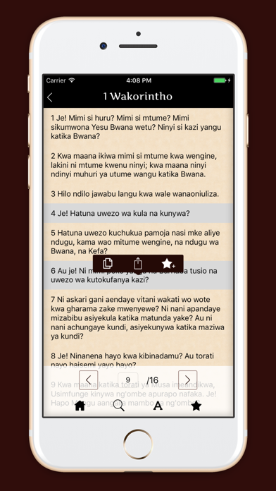 Biblia Takatifu ya Kiswahili Screenshot