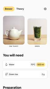The Great Tea App screenshot