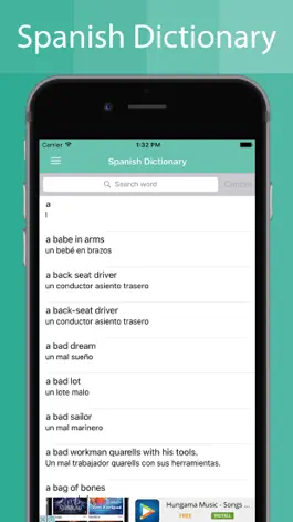 Game screenshot Spanish Dictionary Offline Pre apk