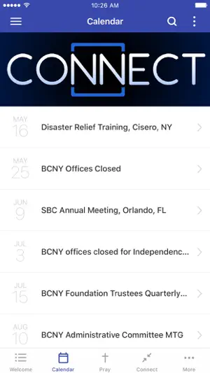 Baptist Convention of New York screenshot 2