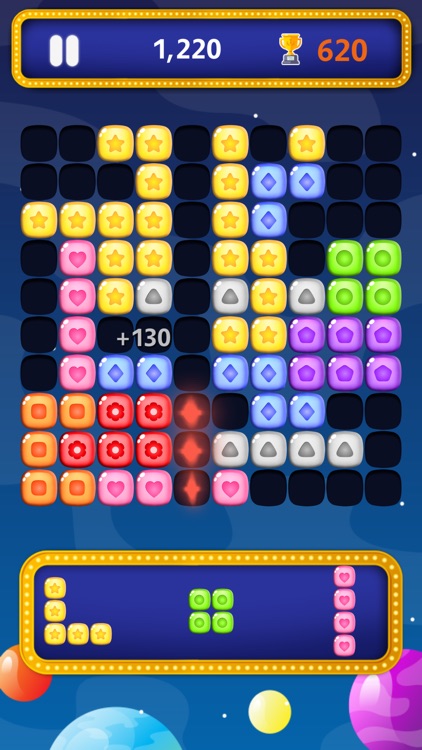 Candy Puzzle Block 2D screenshot-3