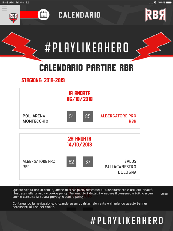 Screenshot #6 pour Rinascita Basket Rimini