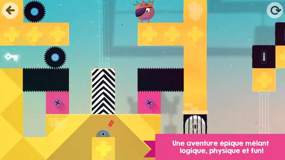 Capture d'écran de Thinkrolls Kings & Queens Full sur iPhone 2