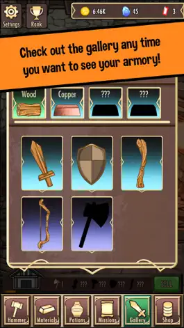 Game screenshot Medieval Clicker Blacksmith apk